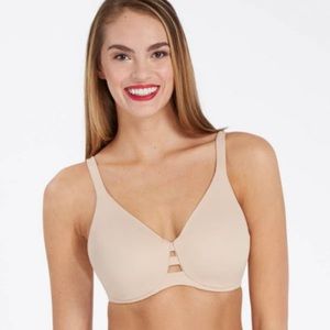 Spanx Low Profile Minimizer Unlined Bra 36DDD, nude